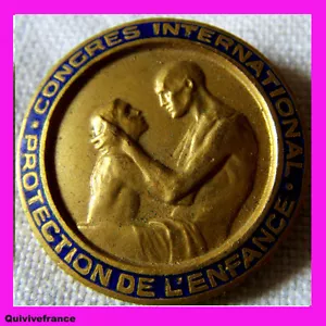 Bg4218 - International Congress Badge Child Protection - Picture 1 of 1