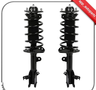 Front Pair Complete Strut Shocks With Coil Springs For Honda Odyssey 2008-2010 - Image 1 of 4