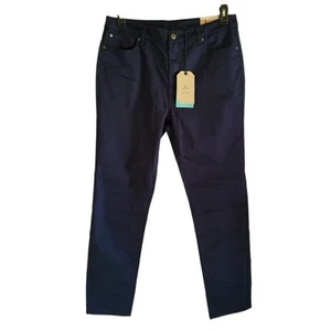 Prana Kayla HIgh Rise Jeans Women's 12 31 Short Blue Stretch Organic Denim NWT - Picture 1 of 11
