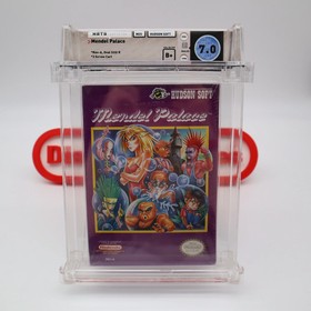 NES Nintendo MENDEL PALACE - WATA GRADED 7.0 B+! NEW & Factory Sealed + H-Seam!