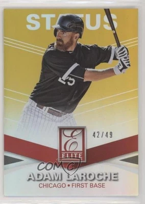 2015 Panini Elite Status Gold /49 Adam LaRoche #147 - Image 1 of 2