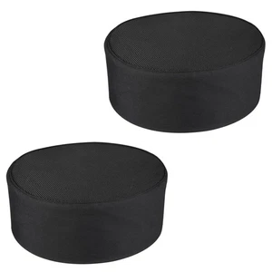 2 Pcs Chef Hat Women's Miss Breathable Protective Kitchen Work Cheese Head - Picture 1 of 12