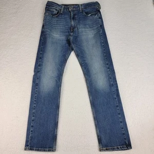 Levi's 513 Jeans Men 32x32 (Fits 31x31) Blue Slim Straight Stretch Medium Wash - Picture 1 of 15