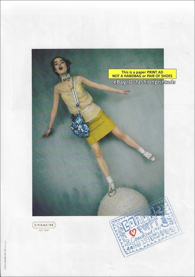 COACH 1-Page PRINT AD Spring 2010 ALI MICHAEL Poppy - Image 1 of 1