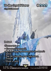 To the Crystal Tower | Cryptic Command FOIL Final Fantasy: Through the Ages NM - Picture 1 of 1
