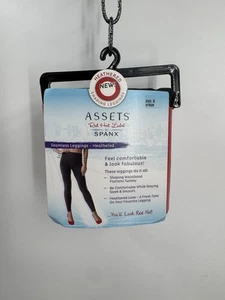 Spanx Assests Seamless Leggings Ankle Heathered Gray Skinny Stretch Small - Picture 1 of 4