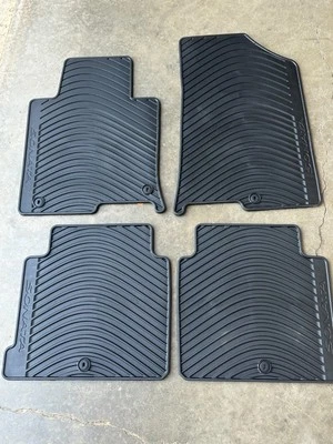 NEW OEM HYUNDAI SONATA 2019-2021  4PC BLACK ALL-WEATHER FITTED FLOOR MATS - Image 1 of 4