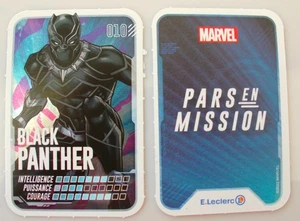 CARTE MARVEL PARS EN MISSION LECLERC 2022  - N°010 BLACK PANTHER - Picture 1 of 1
