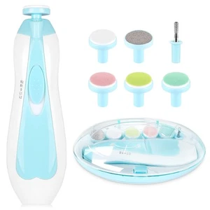 Baby Nail Trimmer ElectricBaby Nail Clippers 6 in 1 Baby Nail FileNail File B... - Picture 1 of 9