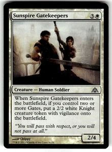 FOIL MTG Sunspire Gatekeepers Dragon's Maze Regular - Picture 1 of 2