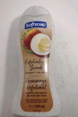 Мягкое мыло кокосовое масло скраб для тела, отшелушивающее средство для тела 20 жидк. унций D8 - Изображение 1 из 3