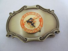 RARE Vintage 1978 RAINTREE Baltimore Orioles Belt Buckle MLB BASEBALL