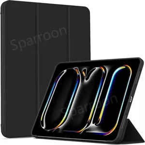For iPad 7/8/9/10/11th Gen Air 11 13 M2 M3 Pro M4 Case Leather Shockproof Cover - Picture 1 of 71