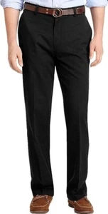 IZOD Men's Stretch Chino Straight Pant Black (40W X 29L) - Picture 1 of 1