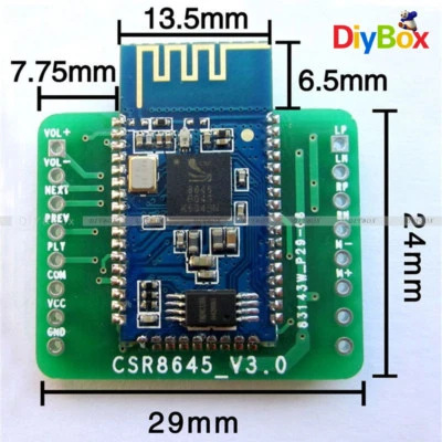 CSR8645 Bluetooth 4.1 Amplifier Board 5W+5W APT-X Stereo Receiver Amp Module D - Image 1 of 4