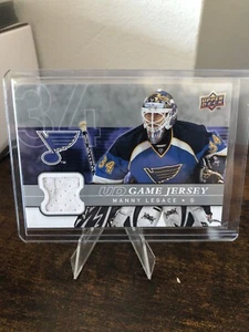 2008-09 Upper Deck Series 1 - UD Game Jersey - Manny Legace - GAME SCUFFED!!! - Picture 1 of 3