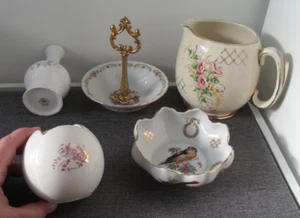 VINTAGE CERAMIC LOT x5 SADLER JUG, SCHWARZENHAMMER, HAMMERSLEY, SILESIA, GABRIEL - Picture 1 of 24