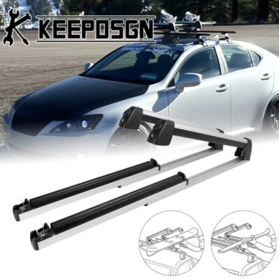 Para Lexus IS 250 350 Coche Nieve Esquí Snowboard Techo Portaequipajes Montaje Deslizable Bloqueo Foto 1 de 4