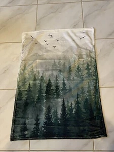 Kleine sehr weiche Baumdecke ultraweiches Design grün - Bild 1 von 5