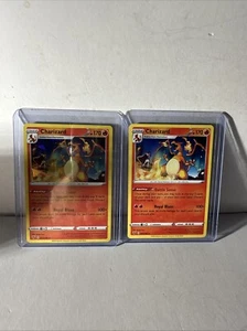 2020 Charziard Holo 025/185 & 2020 Charizard Non-holo 025/185 Pair - Bild 1 von 4