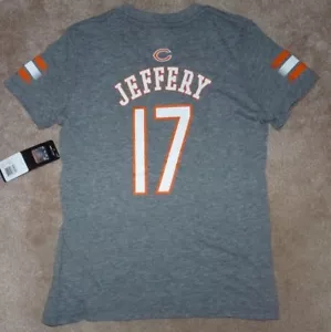 NEW NFL Chicago Bears Alshon Jeffery Jersey Style T Shirt Youth Girls 10 12 NWT - Picture 1 of 2