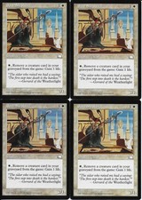 MTG: SOUL SHEPHERD Weatherlight COMMON; played, Excellent condition x4