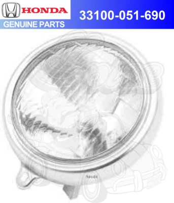 Honda Genuine 1972-1978 Z50A Trail Z 50 A Headlight Assembly 33100-051-690 - Imagem 1 de 4