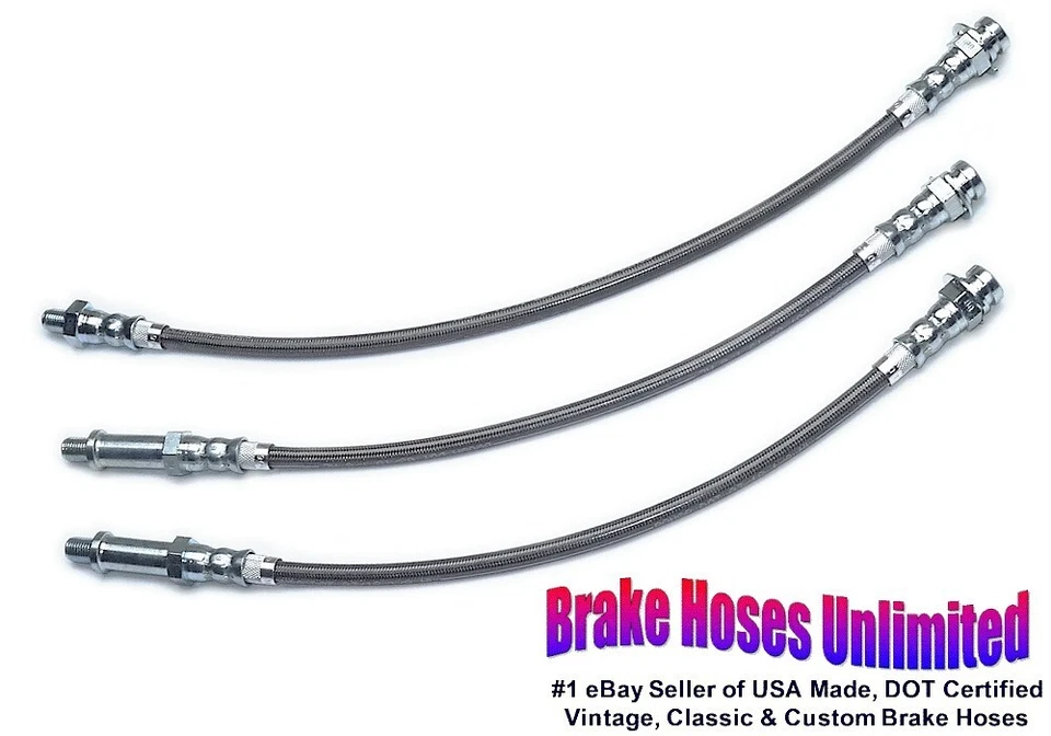 JUEGO MANGUERA FRENO ACERO INOXIDABLE EDSEL CITATION 1958 Foto 1 de 1