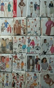 Vintage Sewing Patterns 60's-80's Blouses Jackets Pants Skirt -U Pick! Lot #10 - Picture 1 of 124