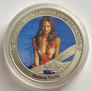 Melania Trump and Silver Eagle Medal Rarity - Picture 1 of 3