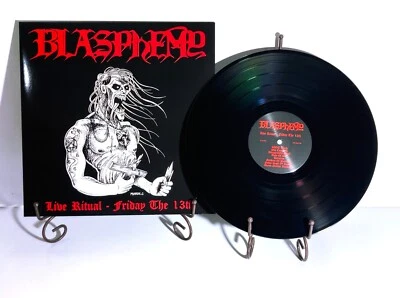 BLASPHEMY Live Ritual - Friday The 13th Gatefold LP Black Vinyl Black Witchery - Image 1 of 4