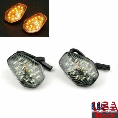 Clear Turn Signals Fit For Suzuki GSXR 600/750/1000 Flush Mount EE ⏳ Foto 1 de 4