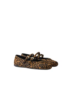 PRADA $1250 Honey Leather Ballerinas New & Authentic - Picture 1 of 3