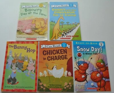 Set of 5 Level 1 Books, Danny and the Dinosaur, etc. Scholastic, I Can Read - Image 1 of 4