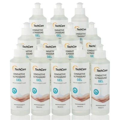 Gel de ultrassom condutor à base de água (pacote com 12) (250 ml fl oz 8,5) - Imagem 1 de 4