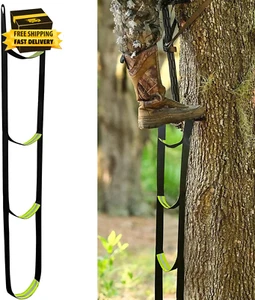 Bastón de escalada de 3 pasos para caza, escalones de árbol ayudante soporte de árbol equipo camuflaje F - Imagen 1 de 9
