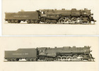 circa 1936 Lima Locomotive Works railroad train engine photo trade cards, OH