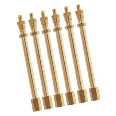 Tire Valve Extension Rod Tire Truck Valve 6Pcs SUV Stem Bike - Image 1 of 4