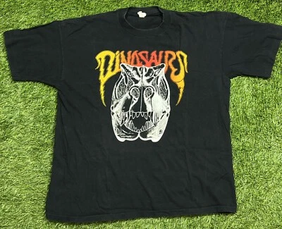 Camiseta De Colección 1983 Dinosaurs Live At Barbary Coast Room Band Para Hombre XL EE. UU. Foto 1 de 4