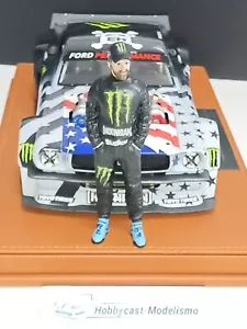 REPLICA FIGURA KEN BLOCK #43 HOONIGAN FORD MONSTER ENERGY 1:18 PINTADA A MANO - Imagen 1 de 13