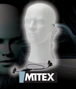 ÉCOUTEUR TUBE ACOUSTIQUE MITEX 1 FIL AVEC MICRO/PTT - POUR TOUTES LES RADIOS BIDIRECTIONNELLES MITEX - Photo 1/3