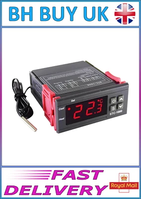 AQUARIUM STC-1000 DIGITAL TEMPERATURE CONTROLLER, REEF, MARINE, COOLER, HEATER - Image 1 of 4
