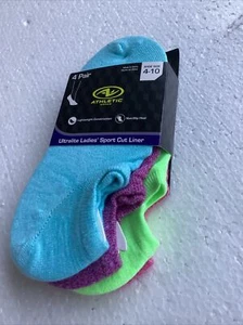 Para mujer Athletic Works 4 pares de calcetines deportivos ultralitos talla 4-10 - Imagen 1 de 5