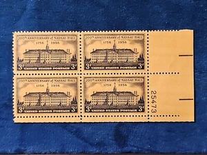 1956 US SCOTT#1083 3C STAMP BLOCK OF 4 - Picture 1 of 2