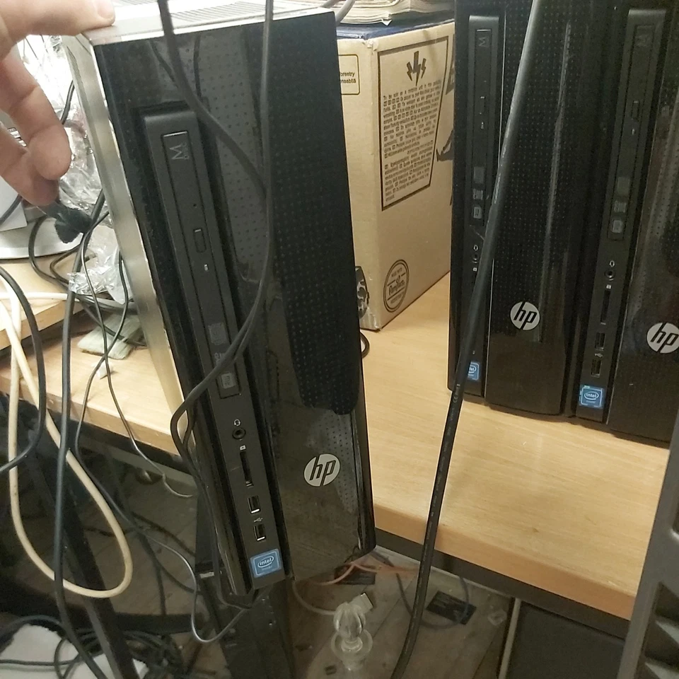 HP Slimline 411-a000na Desktop PC Computer 1tb 1.60GHz, 4GB, WINDOWS 10 - Image 1 of 4