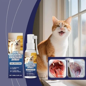 Haustier Zahnpflege Spray 100ml für Hunde & Katzen - bekämpft Mundgeruch & Plaqueaufbau - Bild 1 von 19