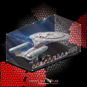 TECA IN PLEXIGLASS ACRILICO-SHOWCASE-TECA PER SET LEGO® 10356-Star Trek: U.S.S. - Imagen 1 de 7