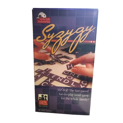 Syzygy Word Game Little Fish Industries Spelling Whole Family 1999 - Image 1 of 4