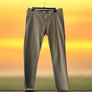 THEORY Zaine Witten Chino Slim Fit Hose Herren Größe 34x30 Khacki Preppy Arbeit hellbraun - Bild 1 von 10