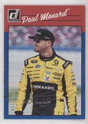 2023 Panini Donruss NASCAR Retro 1990 Navy Blue /199 Paul Menard #198 - Image 1 of 2